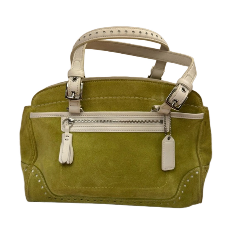 Y2K Suede Coach Handbag